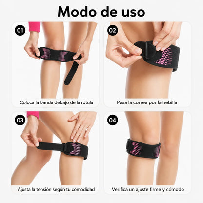 Kneeflow - Banda Patelar Ajustable para Rodilla
